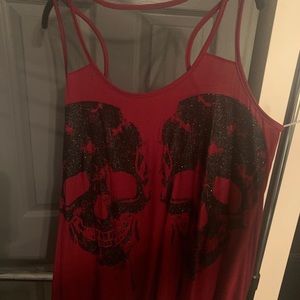 Hot Topic skull tank